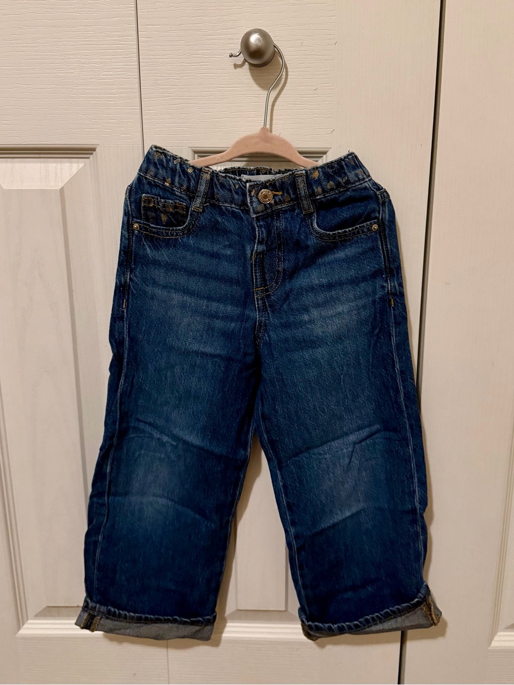 Zara Kids Dark Blue Denim Mom Jeans